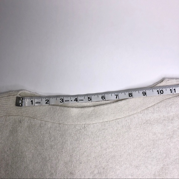 Anthropology Beige Long Sleeve Sweater Top Medium - Picture 8 of 13